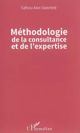 Couverture du produit · Méthodologie de la consultance et de l'expertise