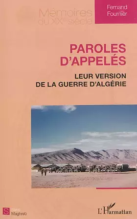 Couverture du produit · Paroles d'appelés: Leur version de la guerre d'Algérie