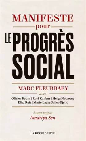 Couverture du produit · Manifeste pour le progrès social