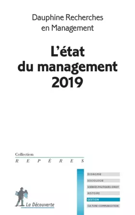 Couverture du produit · L'état du management 2019