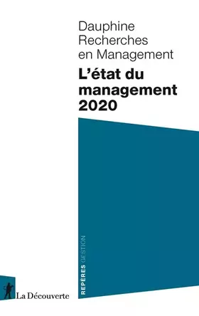 Couverture du produit · L'état du management 2020