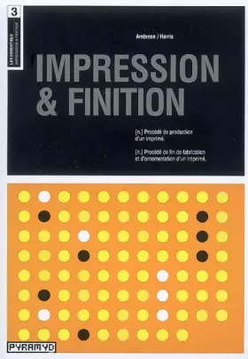 Couverture du produit · Impression & Finition