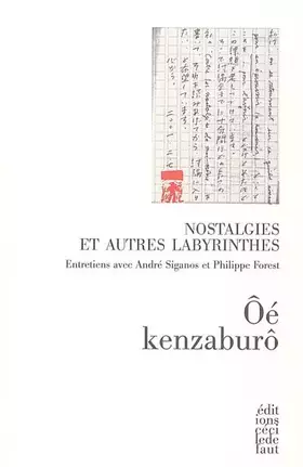 Couverture du produit · Nostalgies et autres labyrinthes