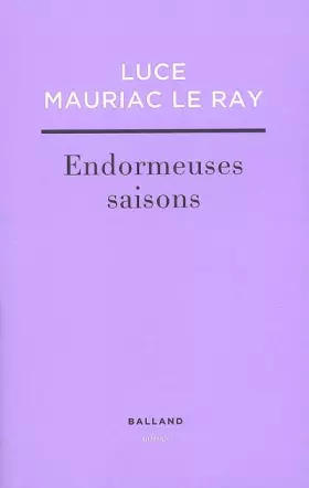 Couverture du produit · Endormeuses saisons