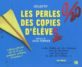 Couverture du produit · Les perles des copies d'élèves