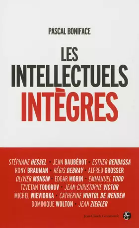 Couverture du produit · Les intellectuels intègres