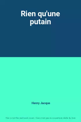 Couverture du produit · Rien qu'une putain