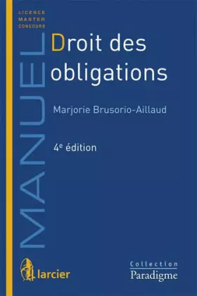 Couverture du produit · Droit des obligations