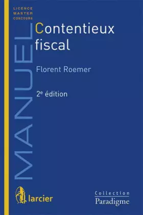 Couverture du produit · Contentieux fiscal