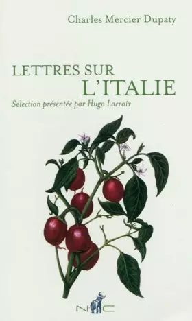 Couverture du produit · Lettres sur l'Italie