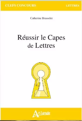 Couverture du produit · Réussir le capès de lettres