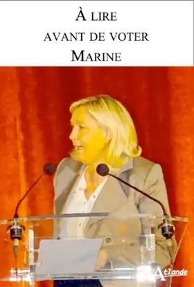 Couverture du produit · A lire avant de voter Marine