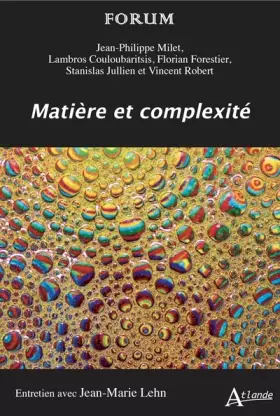 Couverture du produit · Matière et complexité