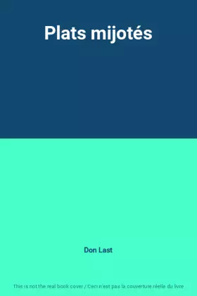 Couverture du produit · Plats mijotés