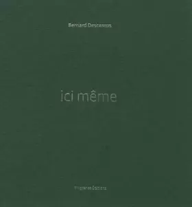 Couverture du produit · Ici même