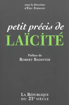 Couverture du produit · Petit précis de laïcité