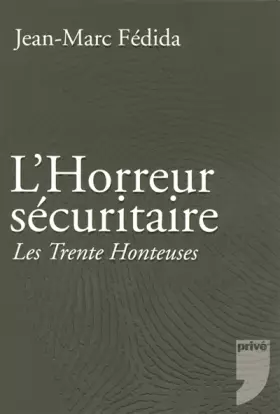 Couverture du produit · HORREUR SECURITAIRE