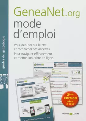 Couverture du produit · Geneanet.org, mode d'emploi