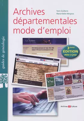 Couverture du produit · Archives départementales mode d'emploi
