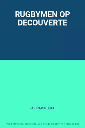 Couverture du produit · RUGBYMEN OP DECOUVERTE