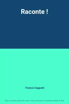 Couverture du produit · Raconte !