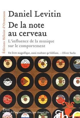 Couverture du produit · DE LA NOTE AU CERVEAU