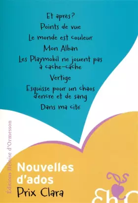 Couverture du produit · Nouvelles d'ados (Prix Clara 2012)