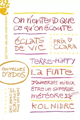 Couverture du produit · Prix Clara 2016 Nouvelles d'ados