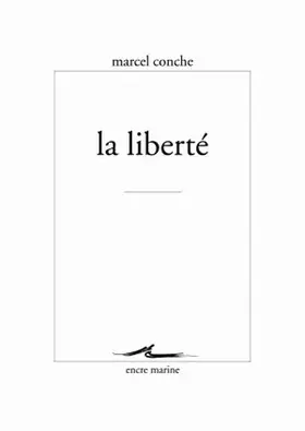 Couverture du produit · La liberté