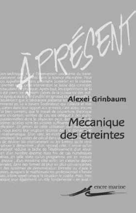 Couverture du produit · Mécanique des étreintes: Intrication quantique