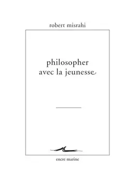 Couverture du produit · Philosopher avec la jeunesse
