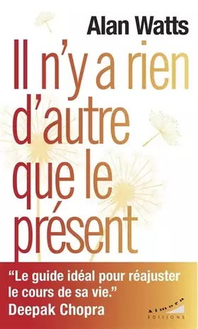 Couverture du produit · Il n'y a rien d'autre que le présent