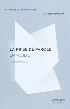 Couverture du produit · La prise de parole en public