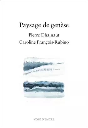 Couverture du produit · Paysage de genèse