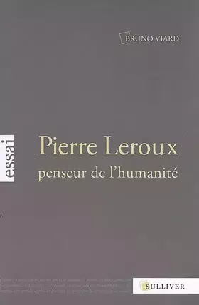 Couverture du produit · Pierre Leroux, penseur de l'humanité