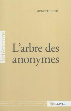 Couverture du produit · L'Arbre des anonymes