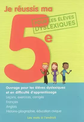 Couverture du produit · Je réussis ma 5e