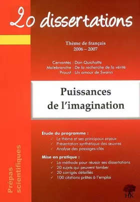 Couverture du produit · Puissances de l'imagination