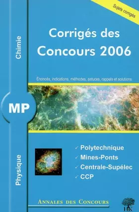 Couverture du produit · Physique et Chimie MP