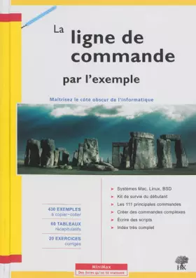 Couverture du produit · La ligne de commande par l'exemple