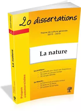 Couverture du produit · 20 dissertations sur la nature