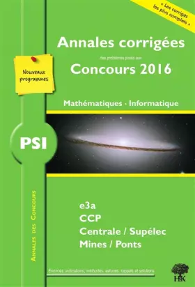 Couverture du produit · PSI mathématiques et informatique