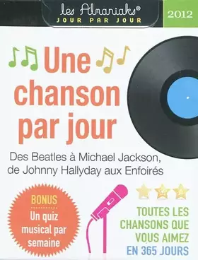 Couverture du produit · Une chanson par jour 2012