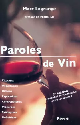 Couverture du produit · Paroles de vin