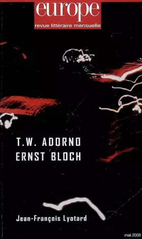 Couverture du produit · T.W Adorno et E. Bloch