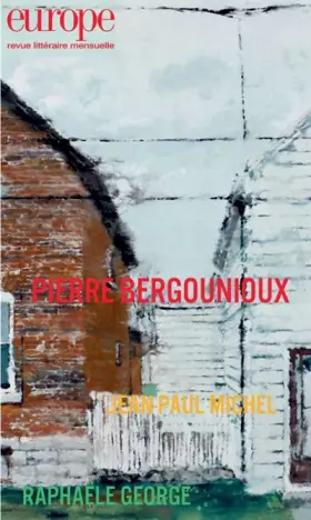 Couverture du produit · Pierre Bergounioux