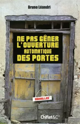 Couverture du produit · NE PAS GENER L'OUVERTURE DES PORTES