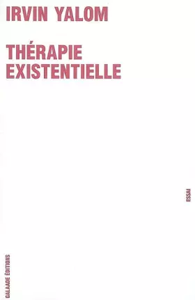 Couverture du produit · Thérapie existentielle