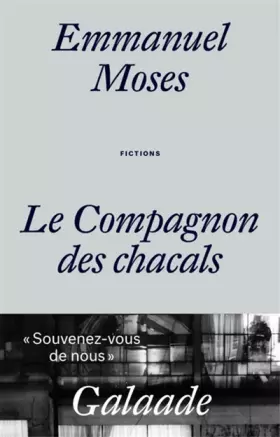 Couverture du produit · Le compagnon des chacals