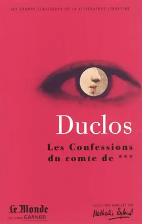 Couverture du produit · Les confessions du Comte *** et histoire de madame de Luz